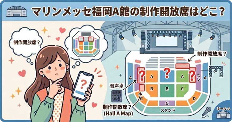 マリンメッセ福岡A館　制作開放席