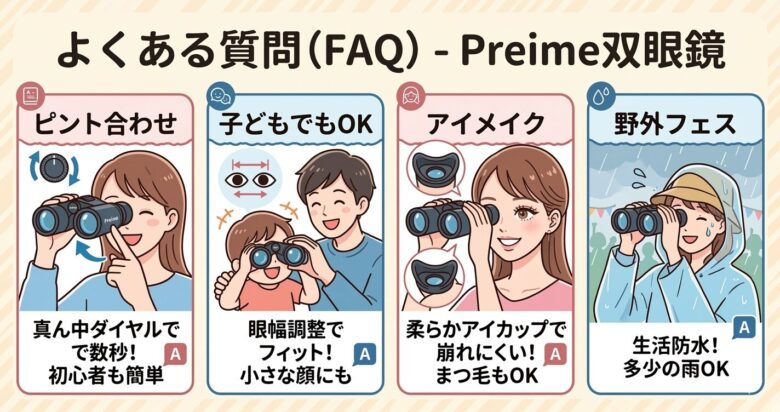 コンサートのために本気で作られた双眼鏡 (Preime)口コミ