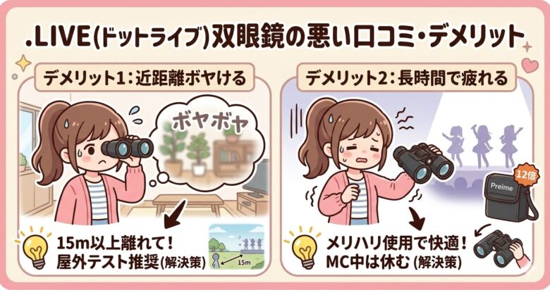 .LIVE（ドットライブ）双眼鏡口コミ