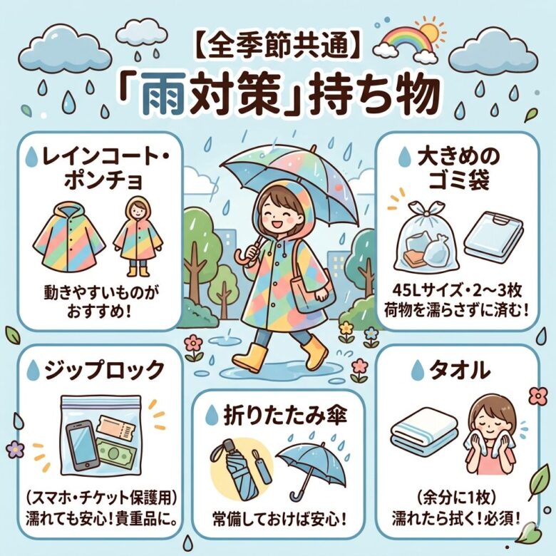 スタジアムライブの持ち物リスト【春夏秋冬】初心者でも失敗しない完全ガイド