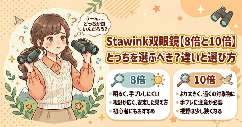 Stawink双眼鏡の口コミを徹底調査！0秒ピント・オートフォーカス