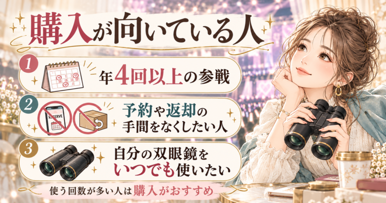 双眼鏡　購入が向いてる人